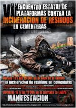 Plataformas contra la incineración de residuos en cementeras de todo el Estado se reúnen en Alcalá para analizar la situación y acordar medidas de lucha coordinadas